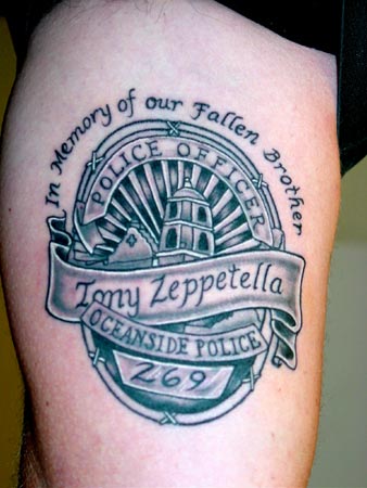 Jim Watt, cousin and godson tattoo