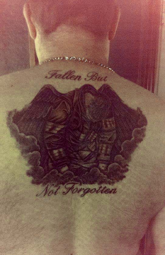 This is Mike Seaborn's tattoo