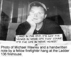 photo of Mike - and in the end, it's not the years in your life that count, it's the life in your years.