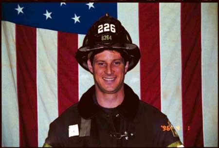 Firefighter Brian McAlese